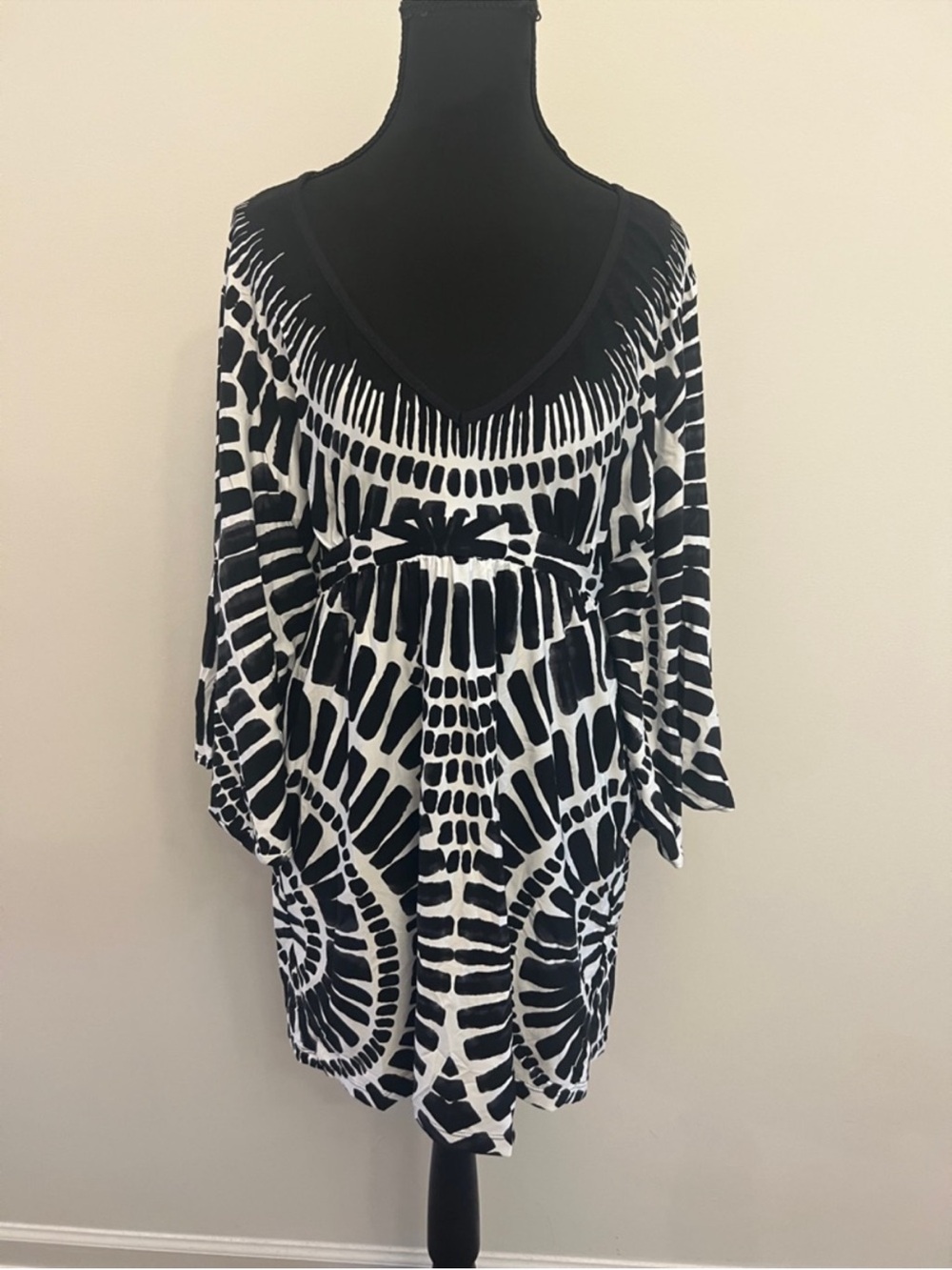 Trina Turk Swim Coverup black and white
